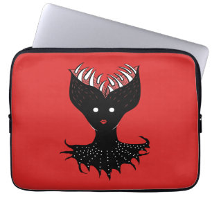 Funda Para Portátil Asombroso Chica Demonio Carácter gótico oscuro con