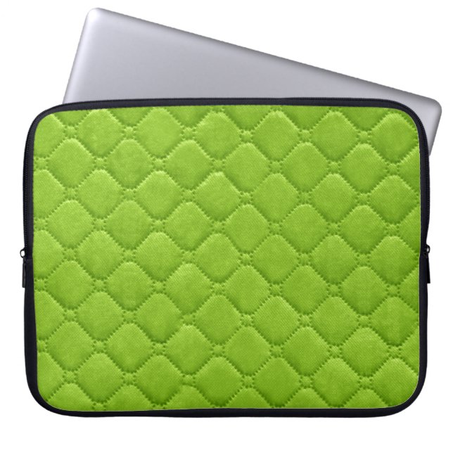 Funda Para Portátil Aspecto inclinado Lime Green (Frente)