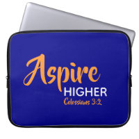 ASPIRE HIGHER Inspirador Azul cristiano