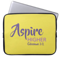 ASPIRE HIGHER Inspirador Cristiano Amarillo