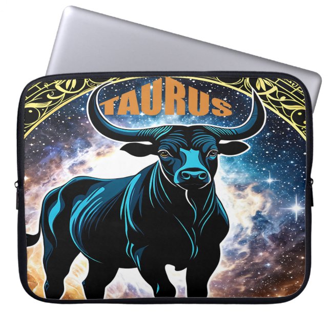 Funda Para Portátil Astrología de Taurus (Frente)