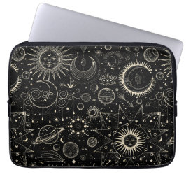 Funda Para Portátil astrología mágica tarot patrón celestial
