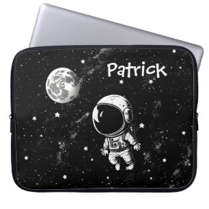 Funda Para Portátil Astronauta divertida en el espacio