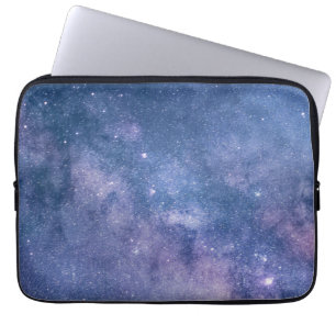 Funda Para Portátil Astronomía cosmos azul violeta violeta cielo estre