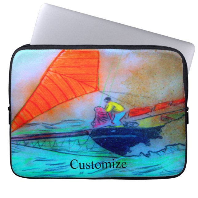 Funda Para Portátil Asumiendo el jib Thunder_Cove (Frente)