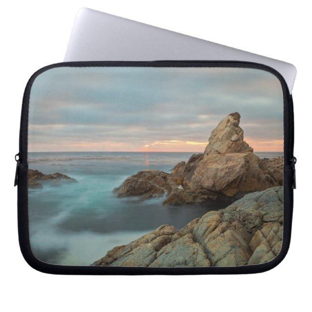 Funda Para Portátil Atardecer costero (Frente)