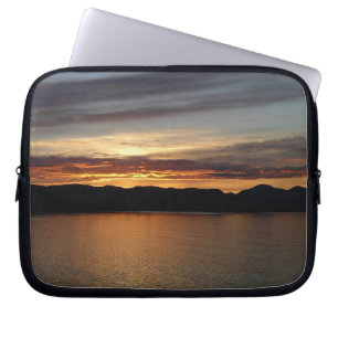 Funda Para Portátil Atardecer de Alaska II Hermosa Fotografía de Alask