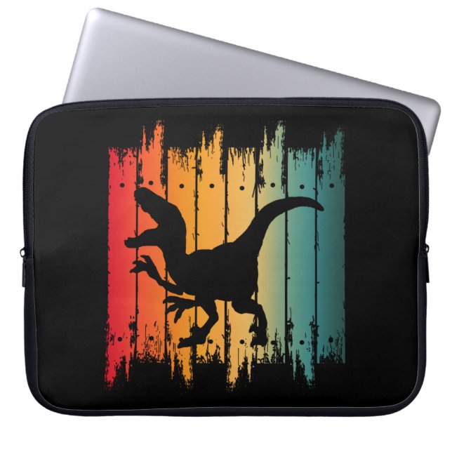 FUNDA PARA PORTÁTIL ATARDECER DE DINOSAURIO 2 (Frente)