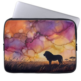 Funda Para Portátil Atardecer en la sabana