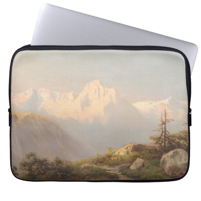 Funda Para Portátil Atardecer en las montañas - Carl Lafite (Frente)