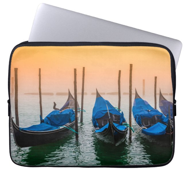 Funda Para Portátil Atardecer en Venecia (Frente)
