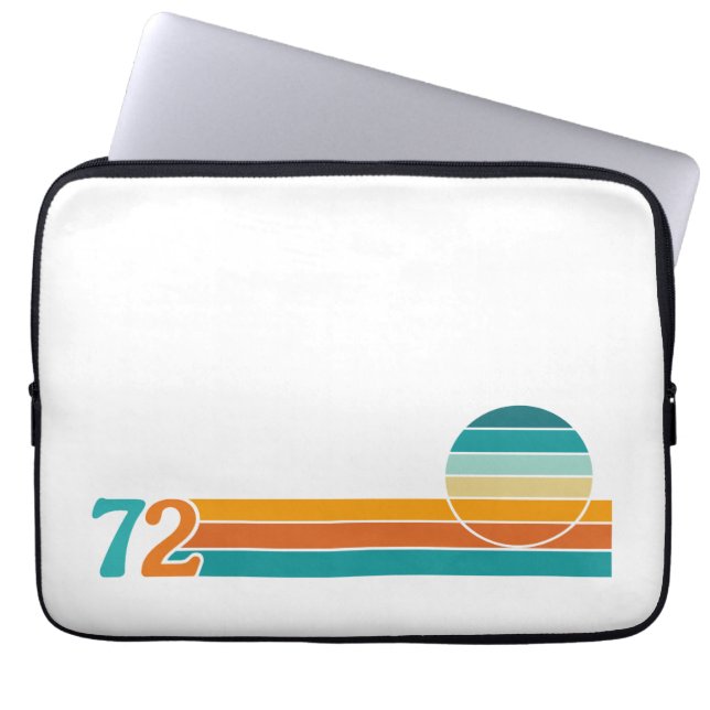 Funda Para Portátil Atardecer Retro 72 (Frente)