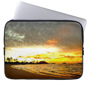 Funda Para Portátil Atardecer sobre las Maldivas