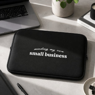 Funda Para Portátil Atendiendo a mi propio negocio pequeño