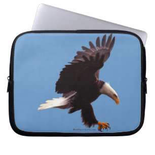 Funda Para Portátil Aterrizando por el águila calva, arte de foto de v