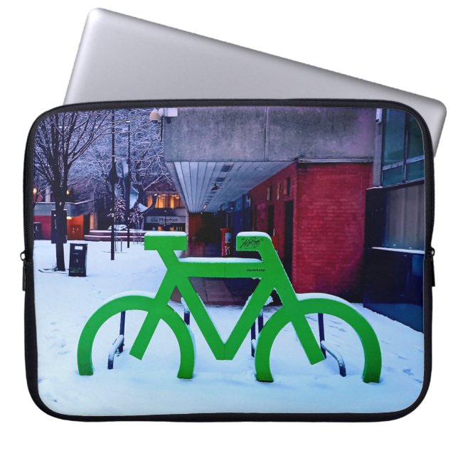 Funda Para Portátil Atrapado en la nieve (Frente)