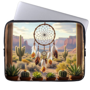 Funda Para Portátil Atrapasueños, Cañones del Desierto, Cactus