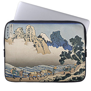 Funda Para Portátil Atrás de la montaña Fuji del río Minobu Hokusai