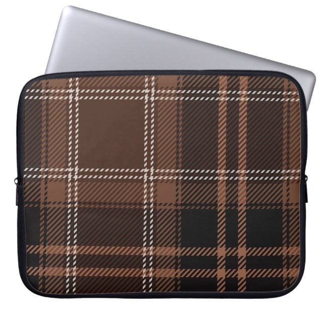 Funda Para Portátil Auburn Academia Plaid (Frente)