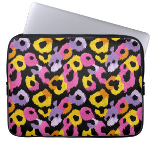 Funda Para Portátil Audaz Leopard Print Retro Glam y2k Estética