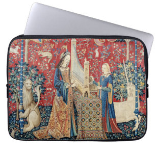 Funda Para Portátil Audiencia de la Dama y el Unicornio