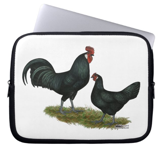Funda Para Portátil Augsburger Chickens (Frente)