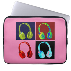 Funda Para Portátil Auriculares Pop Art
