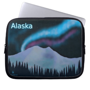 Funda Para Portátil Aurora azul