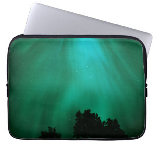 Funda Para Portátil Aurora boreal nocturna Ontario, Canadá