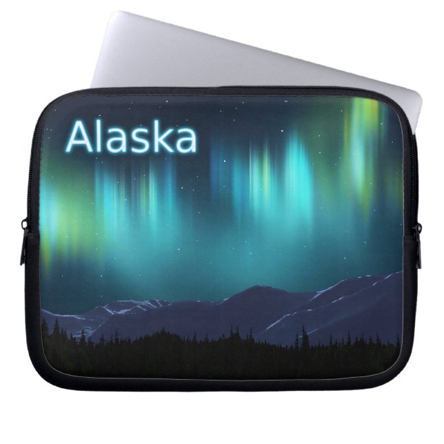 Funda Para Portátil Aurora Borealis (Frente)