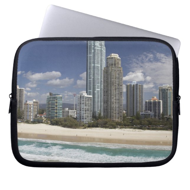 Funda Para Portátil Australia, Queensland, Gold Coast, surfistas (Frente)