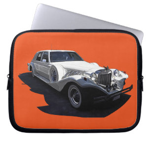 Funda Para Portátil Auto de los Collectores Tiffany Blancos Clásicos