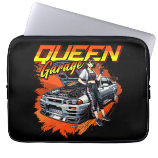 Funda Para Portátil Auto mecánico de deriva de anime - Arte de reina d