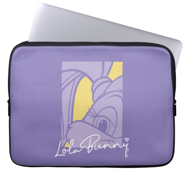 Funda Para Portátil Autografo de retrato de Lola (Frente)