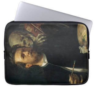 Funda Para Portátil Autoretrato con la muerte como ladrón (de Böcklin)