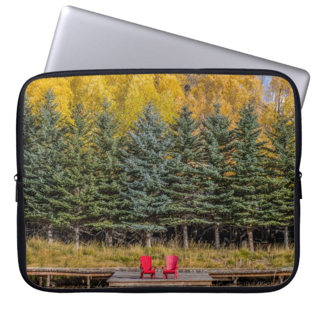 Funda Para Portátil Autumn Aspens (Frente)