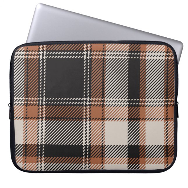 Funda Para Portátil Autumn Hues Plaid (Frente)