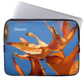 Funda Para Portátil Autumn Leaves Tech Bag – Add Your Name