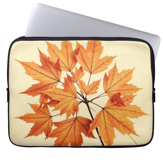 Funda Para Portátil Autumn Maple Leaf Print: Fall Foliage (Frente)