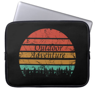 Funda Para Portátil Aventura al aire libre amante del senderismo