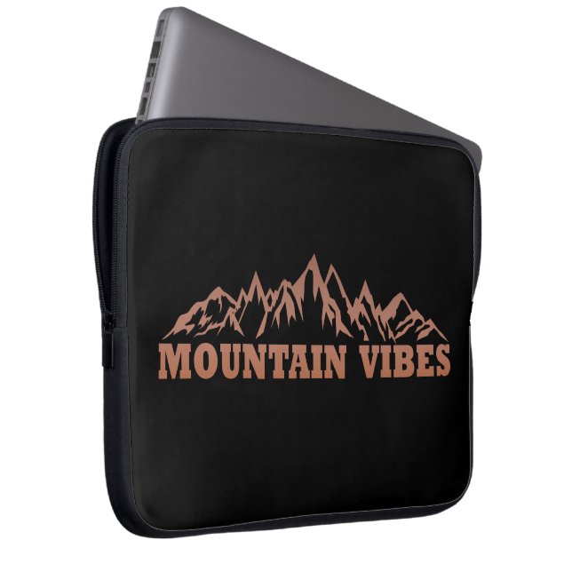Funda Para Portátil Aventura de vibes de montaña al aire libre (Anverso derecho)