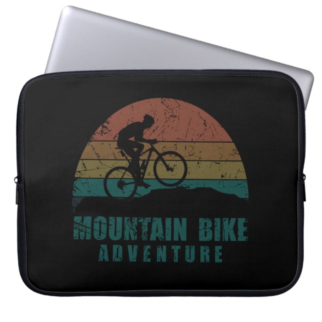 Funda Para Portátil Aventura en bicicleta de montaña Mtb (Frente)