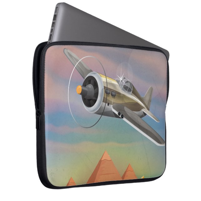 Funda Para Portátil aventura en Egipto (Anverso derecho)