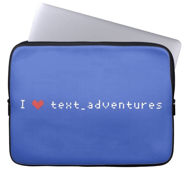 Funda Para Portátil Aventuras de texto cardíaco (Frente)