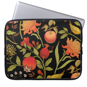 Funda Para Portátil Aves exóticas Flores Ilustracion de época