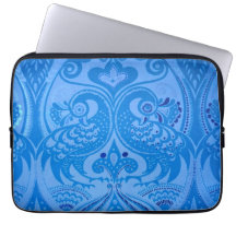 Aves pavos reales orientales azules