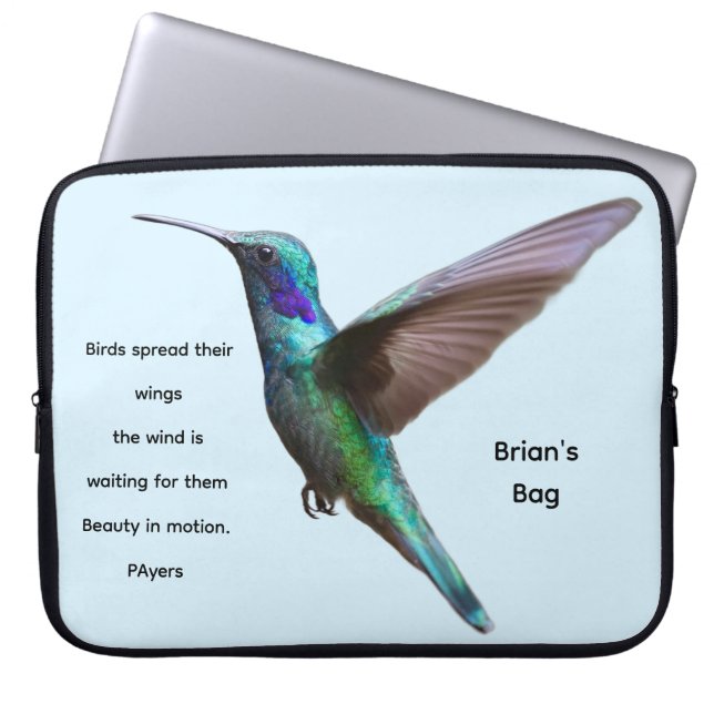 Funda Para Portátil Aves personalizadas esparcen sus alas... (Frente)
