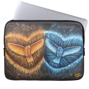 Funda Para Portátil Aves volando juntas-