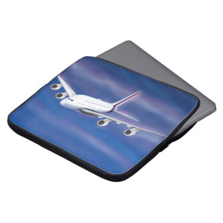Funda Para Portátil Avión comercial de doble decker