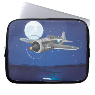 Funda Para Portátil Avión de combate de época